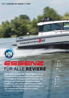 Axopar 28 Cabin & T-Top - Bootshandeltest 12/2015