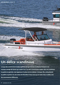 Axopar 28 Cabin - Marina.CH Test 07/2015 (FR)