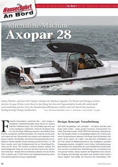 Axopar 28 T-Top / Cabin Test Wassersport 06/2015