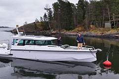 Axopar 38 Cross Cabin World premiere in Helsinki